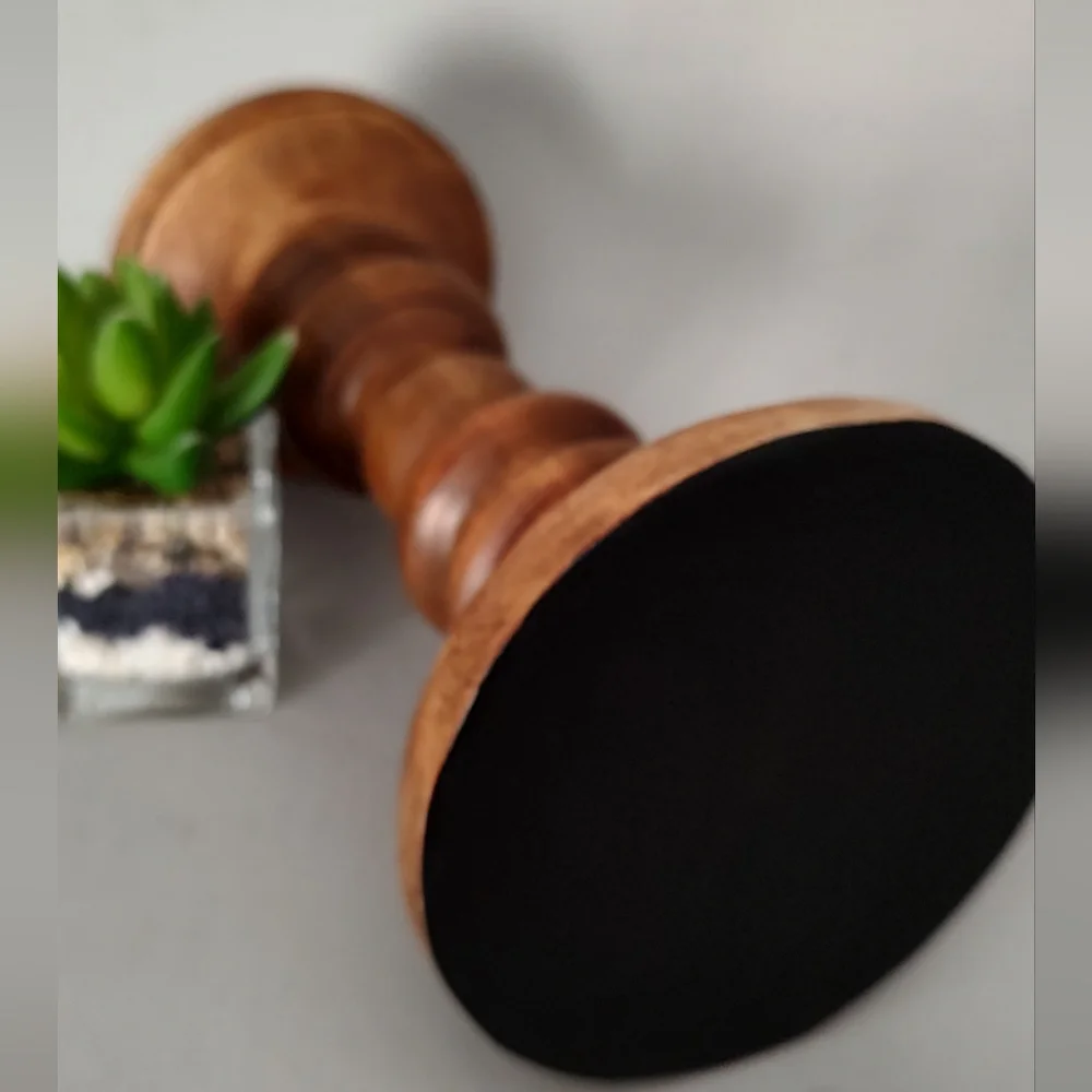Wood Candle Holder  Size Medium Brown Unbranded New With Out Tag Rustic